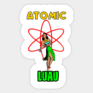 Atomic Luau Logo: IN COLOR Sticker